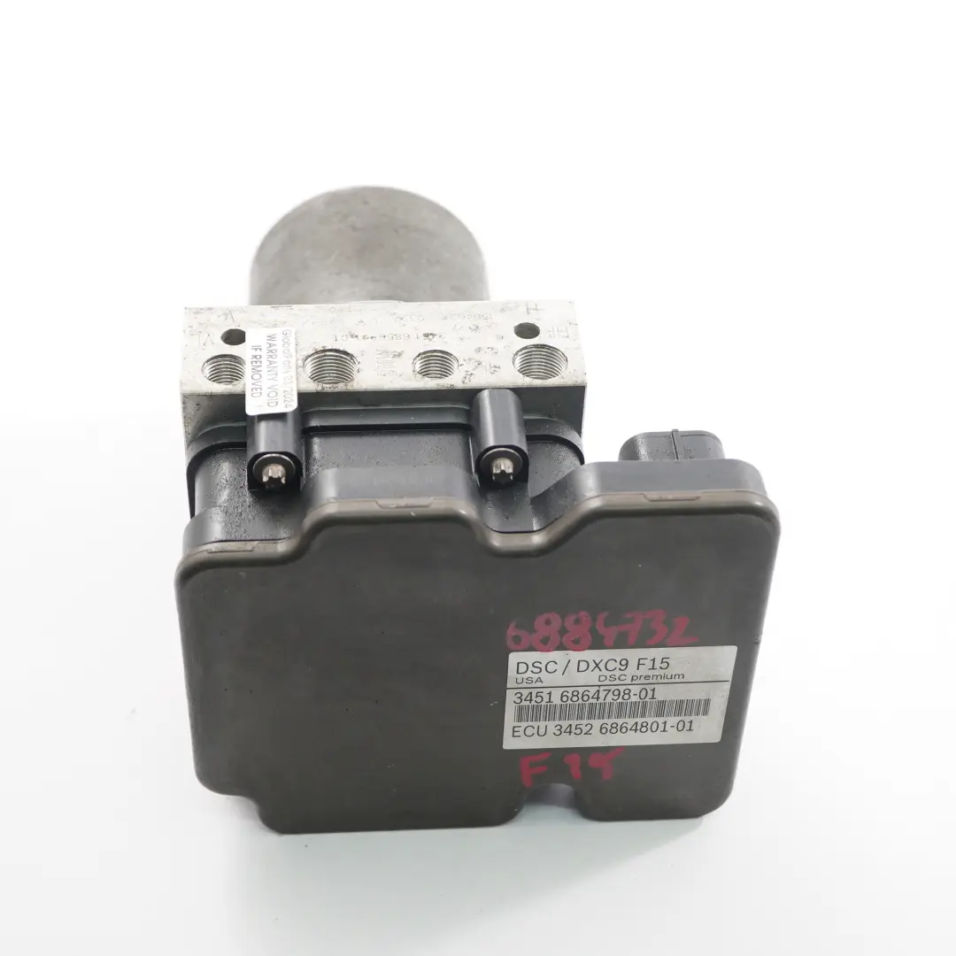  Unité hydraulique BMW X5 F15 DSC DXC Module de contrôle pompe 6864798 6864801 - SKU 6884732 - Numéro de pièce 6884732