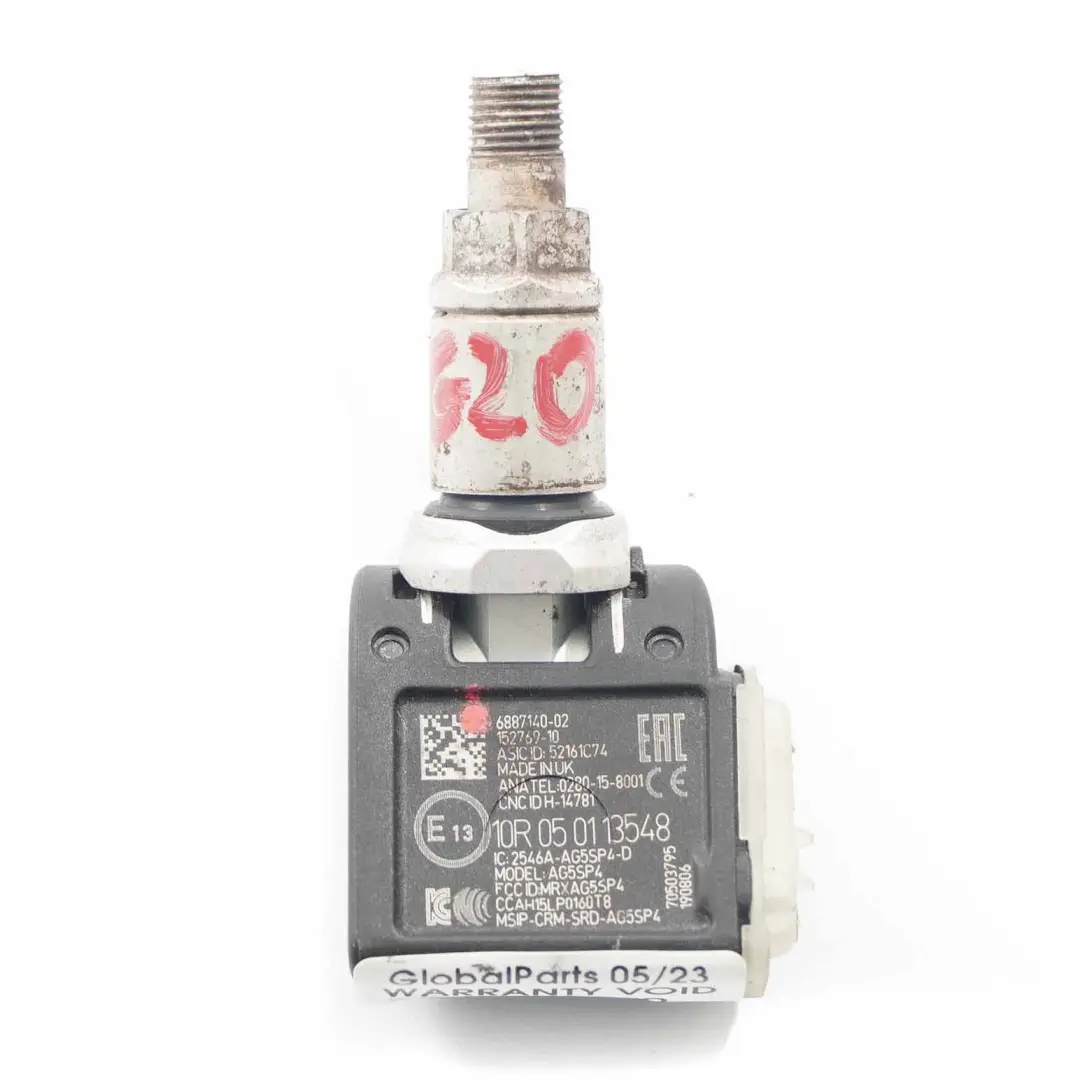  Genuine BMW Tyre Pressure Wheel Electronics Module Sensor RDC 433MHZ - SKU 6887140 - Part number 6887140