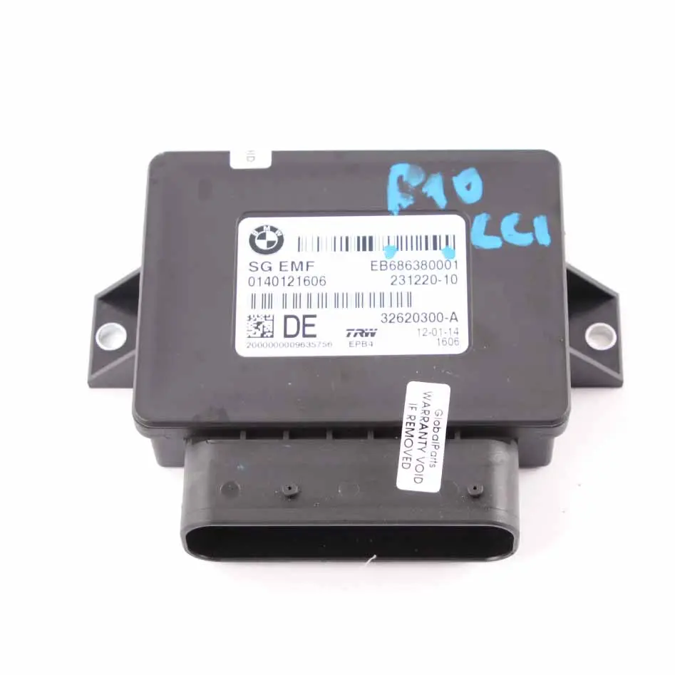 Módulo EMF Unidad de Freno Estacionamiento Control Eléctrico 6863800 para BMW F10 F11 con número de pieza 6887358 BMW F10 F11 Módulo EMF Unidad de Freno Estacionamiento Control Eléctrico 6863800 - SKU 6887358 - Número de pieza 6887358