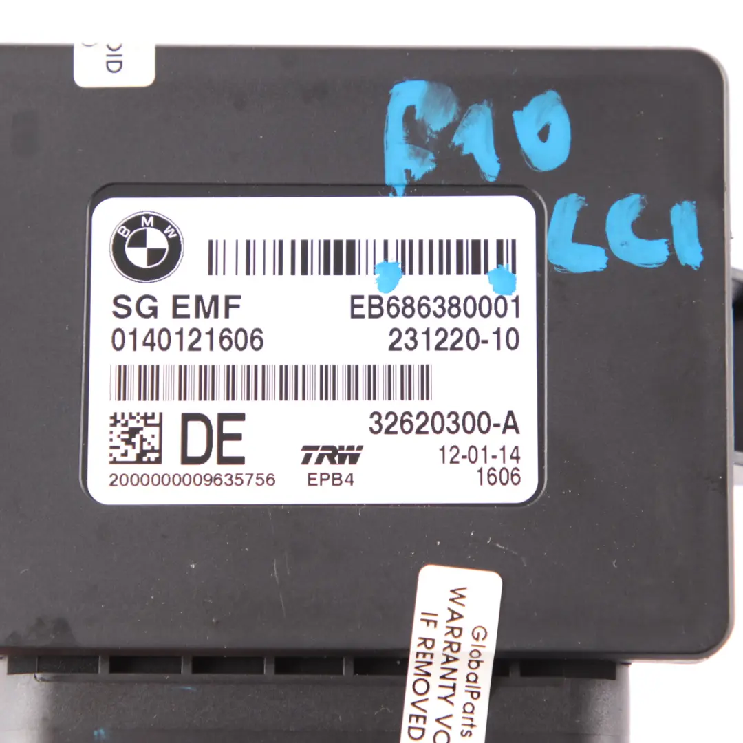 EMF Module Parking Brake Unit Electric Control 6863800 BMW F10 F11 - SKU 6887358 - Part number 6887358