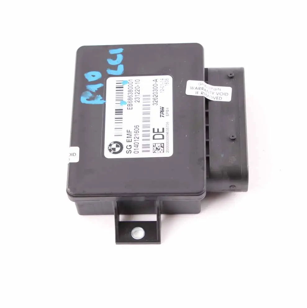 EMF Module Frein de Parking Unité de Contrôle Electrique 6863800 pour BMW F10 F11 à propos du numéro de pièce 6887358 BMW F10 F11 EMF Module Frein de Parking Unité de Contrôle Electrique 6863800 - SKU 6887358 - Numéro de pièce 6887358