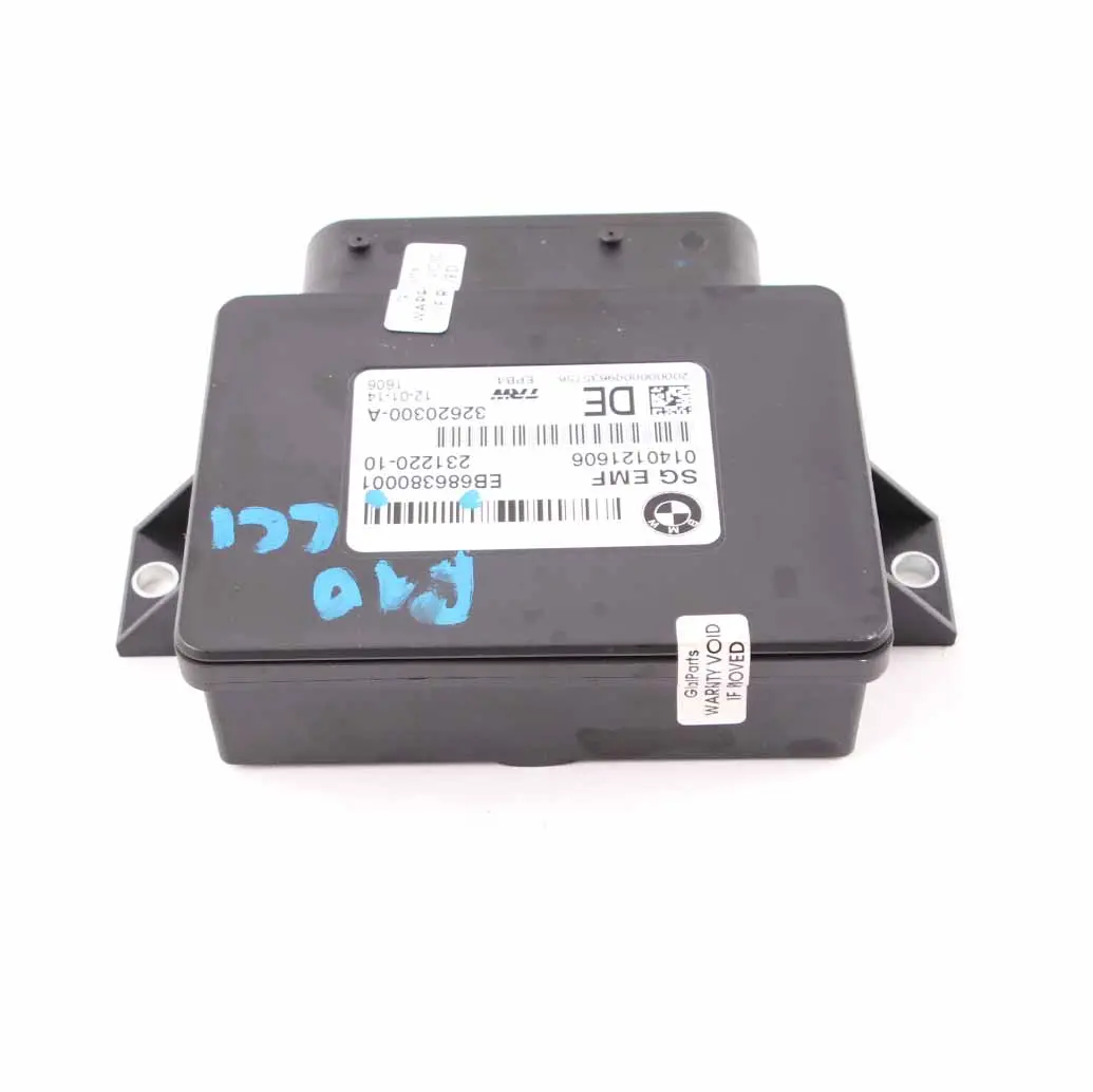 Modulo EMF Unità freno di stazionamento Controllo elettrico 6863800 per BMW F10 F11 con numero di parte 6887358 BMW F10 F11 Modulo EMF Unità freno di stazionamento Controllo elettrico 6863800 - SKU 6887358 - Numero di parte 6887358
