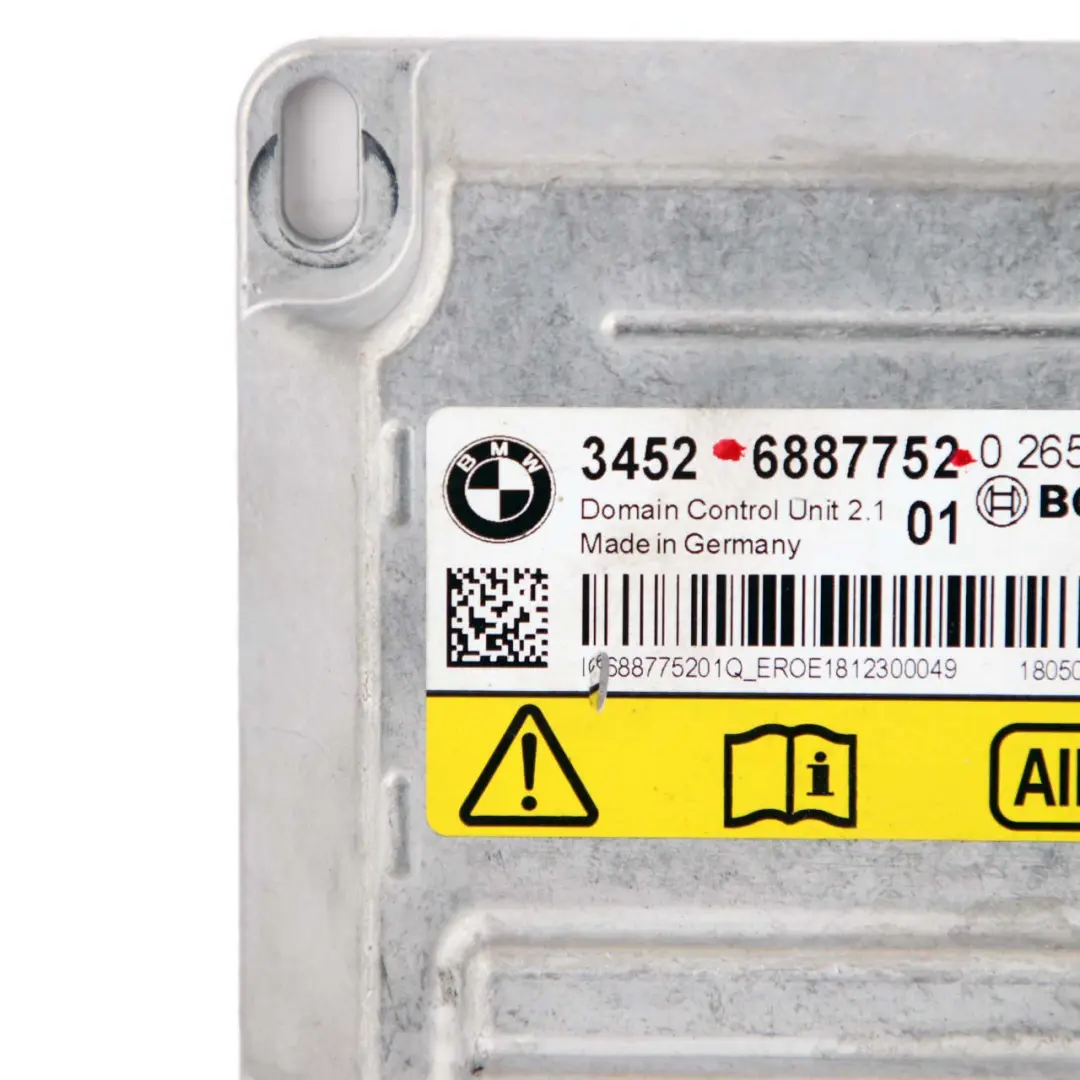 Moduł Sterownik Poduszek Airbag ECU ICM do BMW F20 F21 F22 F30 F31 o numerze 6864208 BMW F20 F21 F22 F30 F31 Moduł Sterownik Poduszek Airbag ECU ICM - SKU 6887752 - Numer Części 6864208