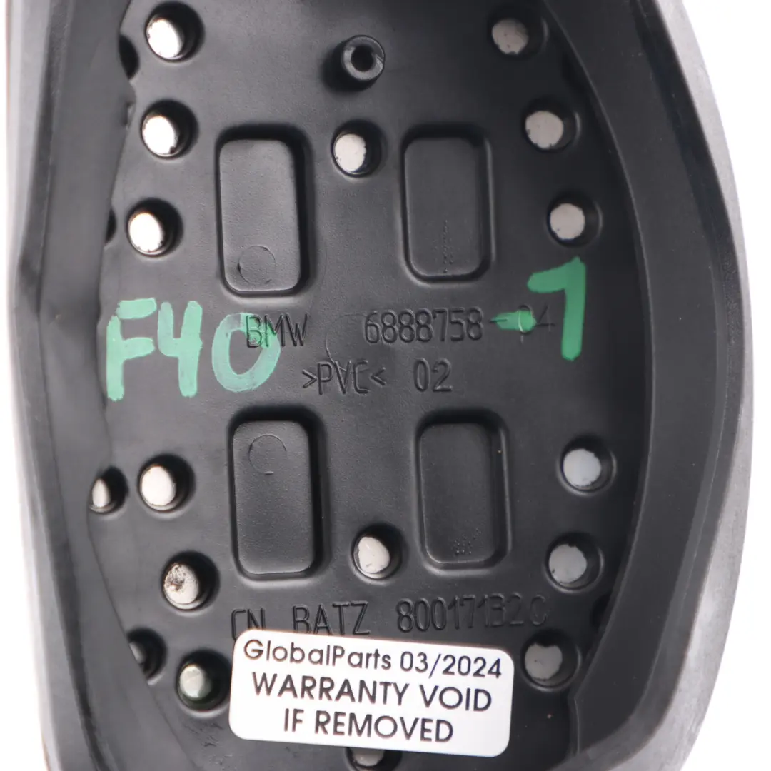 BMW F40 M Sport Automatic Gearbox Brake Pedal Rubber Pad Stainless Steel Inlay - SKU 6888758-1 - Part number 6888758