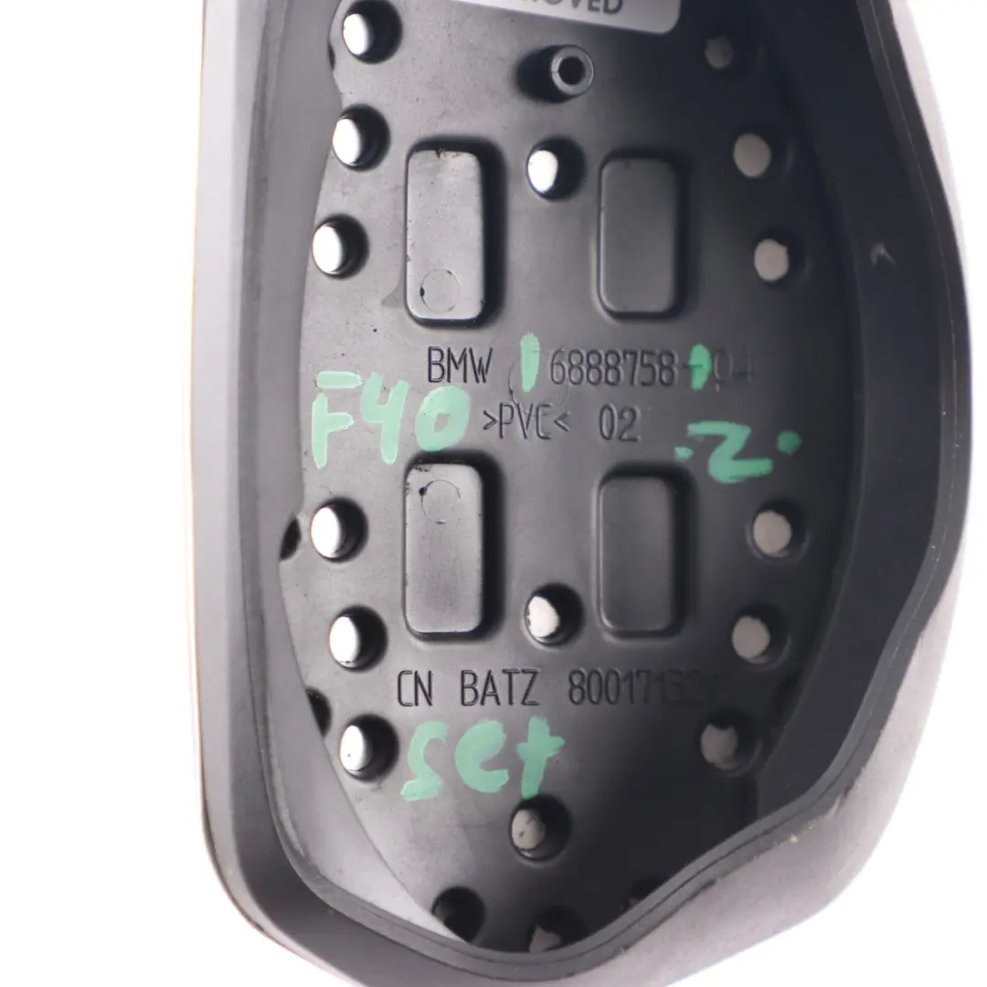 Brake Throttle Accelerator Gas Pedal Cover Rubber Pad Set to BMW F40 with Part number 6888758 BMW F40 Brake Throttle Accelerator Gas Pedal Cover Rubber Pad Set - SKU 6888758 - Part number 6888758