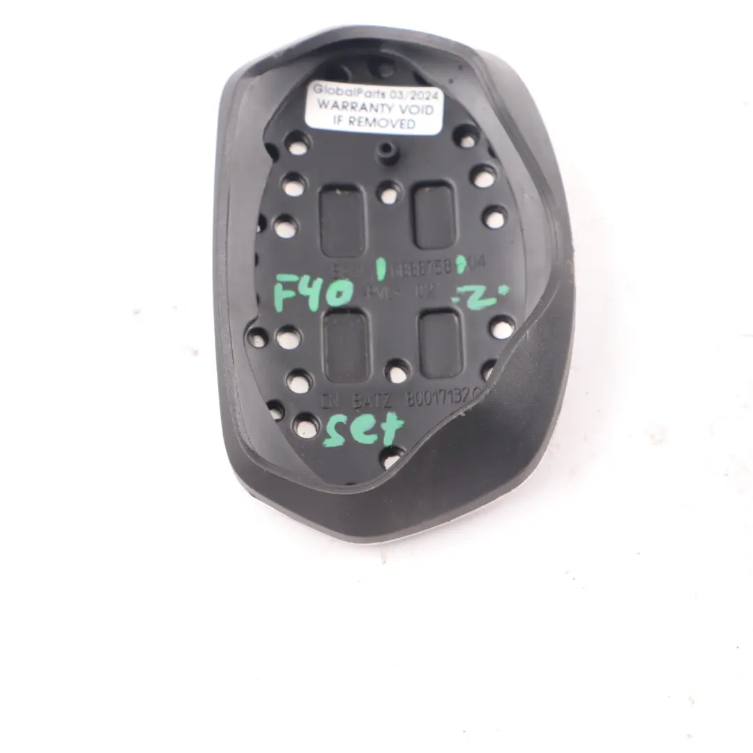 Brake Throttle Accelerator Gas Pedal Cover Rubber Pad Set to BMW F40 with Part number 6888758 BMW F40 Brake Throttle Accelerator Gas Pedal Cover Rubber Pad Set - SKU 6888758 - Part number 6888758
