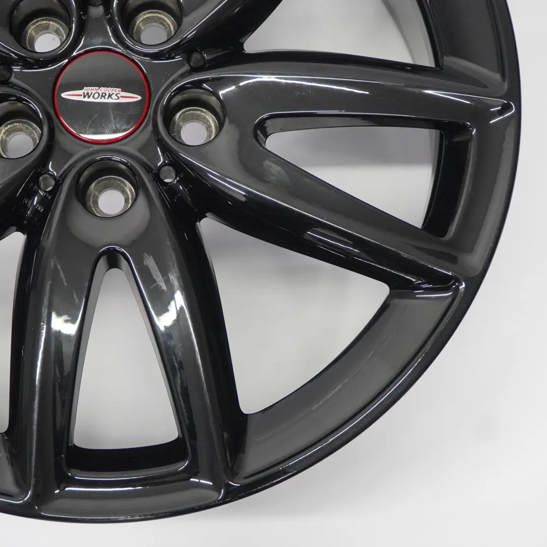 Jante noire en alliage 18" JCW Grip Spoke 815 ET:51 7,5J pour Mini F60 à propos du numéro de pièce 6888851 Mini F60 Jante noire en alliage 18" JCW Grip Spoke 815 ET:51 7,5J - SKU 6888851-1 - Numéro de pièce 6888851