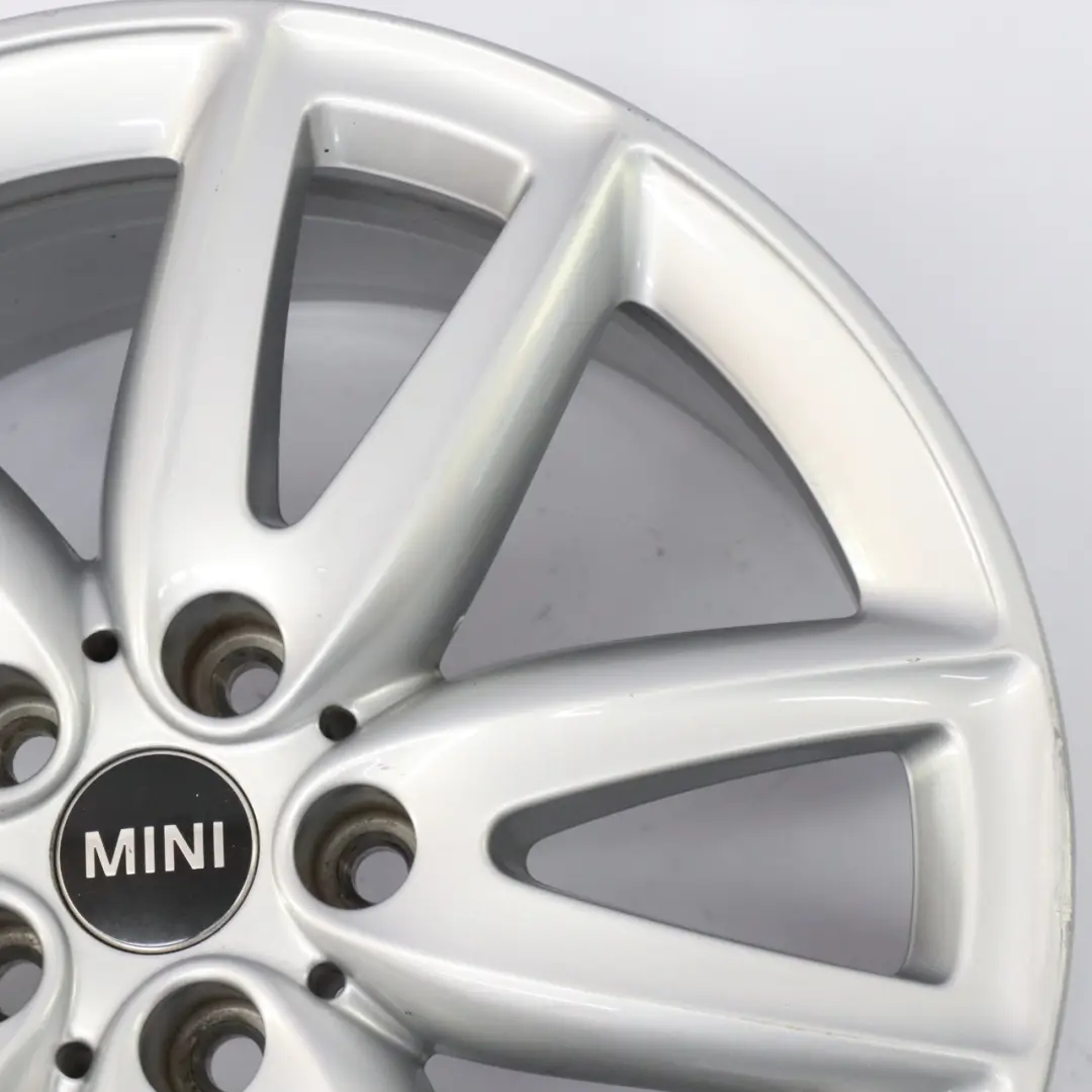 Mini F60 Bright Silver Wheel Alloy Rim 18" JCW Grip Spoke 815 ET:51 7,5J - SKU 6888852-2 - Part number 6888852