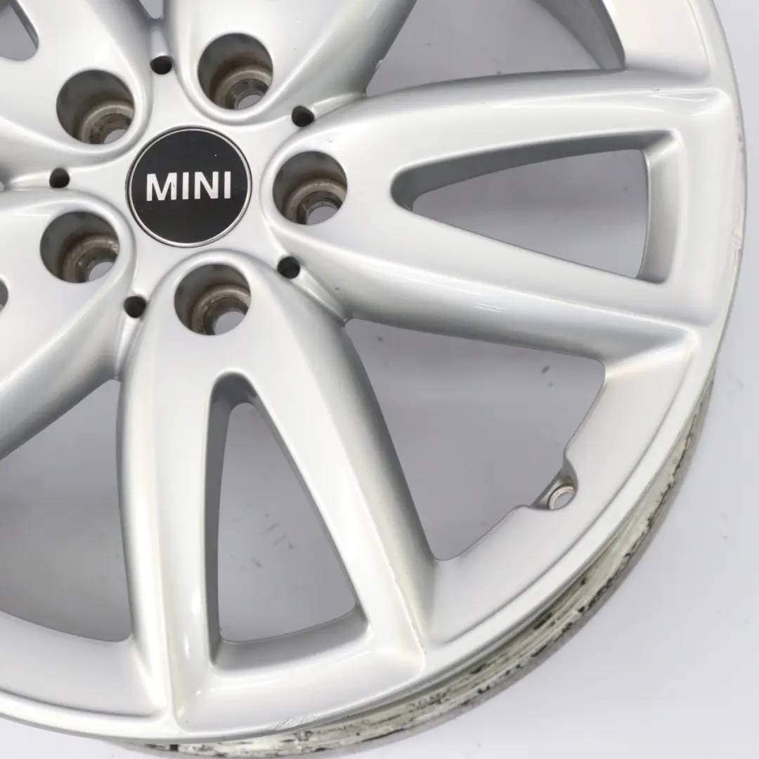 Mini F60 Bright Silver Wheel Alloy Rim 18" JCW Grip Spoke 815 ET:51 7,5J - SKU 6888852-2 - Part number 6888852