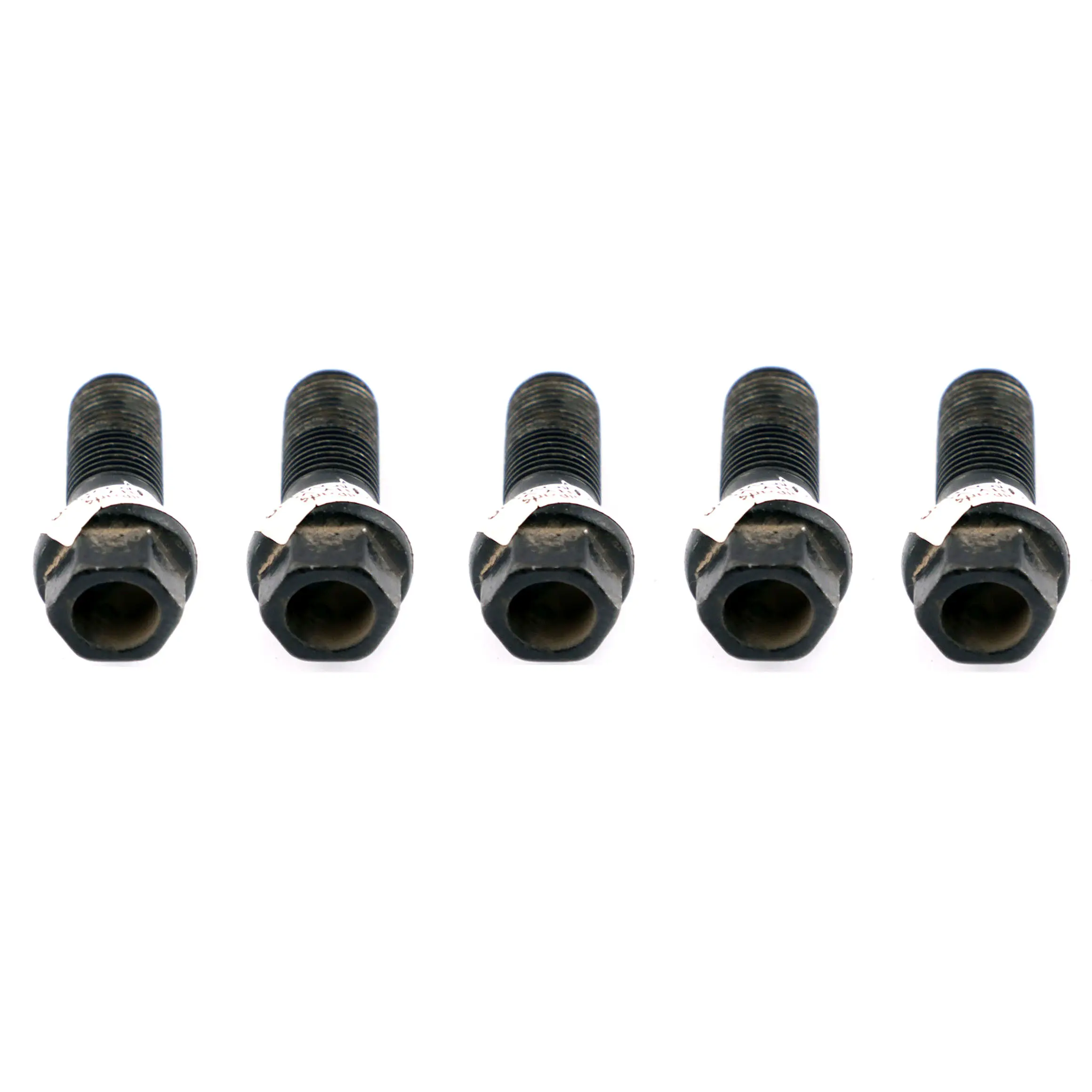 5 x BMW F10 F11 F20 F21 F30 Mini F55 F56 Rueda Tornillo Negro Rosca Set 6890324