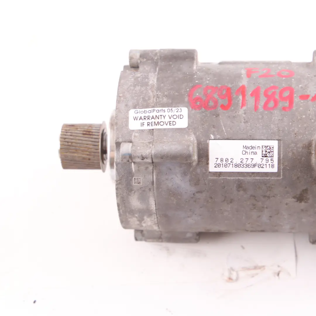 Steering Rack Motor Drive Box Gear Unit to BMW F20 Electric Power with Part number 6891189 BMW F20 Electric Power Steering Rack Motor Drive Box Gear Unit - SKU 6891189-1 - Part number 6891189