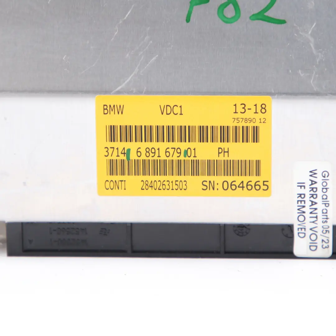 VDC Module BMW F80 M3 X5 F15 Air Suspension Level Control Unit to with Part number 6891679 VDC Module BMW F80 M3 X5 F15 Air Suspension Level Control Unit - SKU 6891679 - Part number 6891679