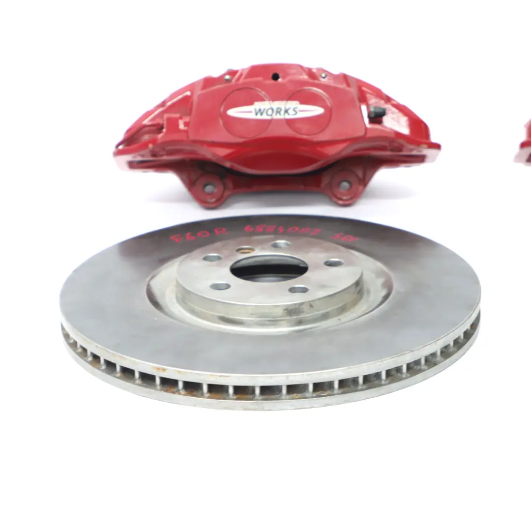  Front Wheel Brakes Mini F54 F60 JCW John Cooper Works Brembo Caliper Disc Set - SKU 6894325/326 - Part number 6894325