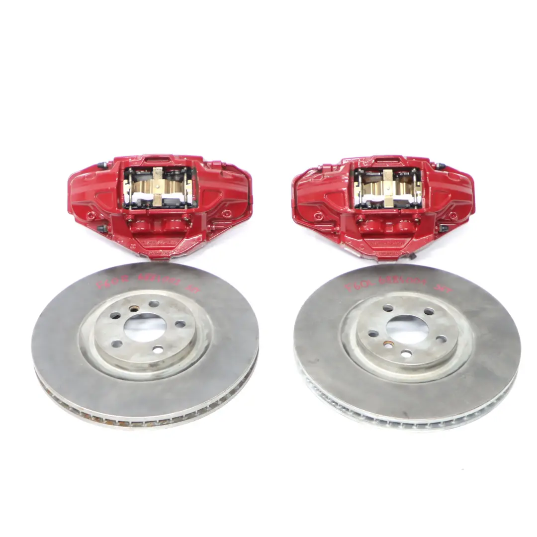 Front Wheel Brakes Mini F54 F60 JCW John Cooper Works Brembo Caliper Disc Set to with Part number 6894325 Front Wheel Brakes Mini F54 F60 JCW John Cooper Works Brembo Caliper Disc Set - SKU 6894325/326 - Part number 6894325
