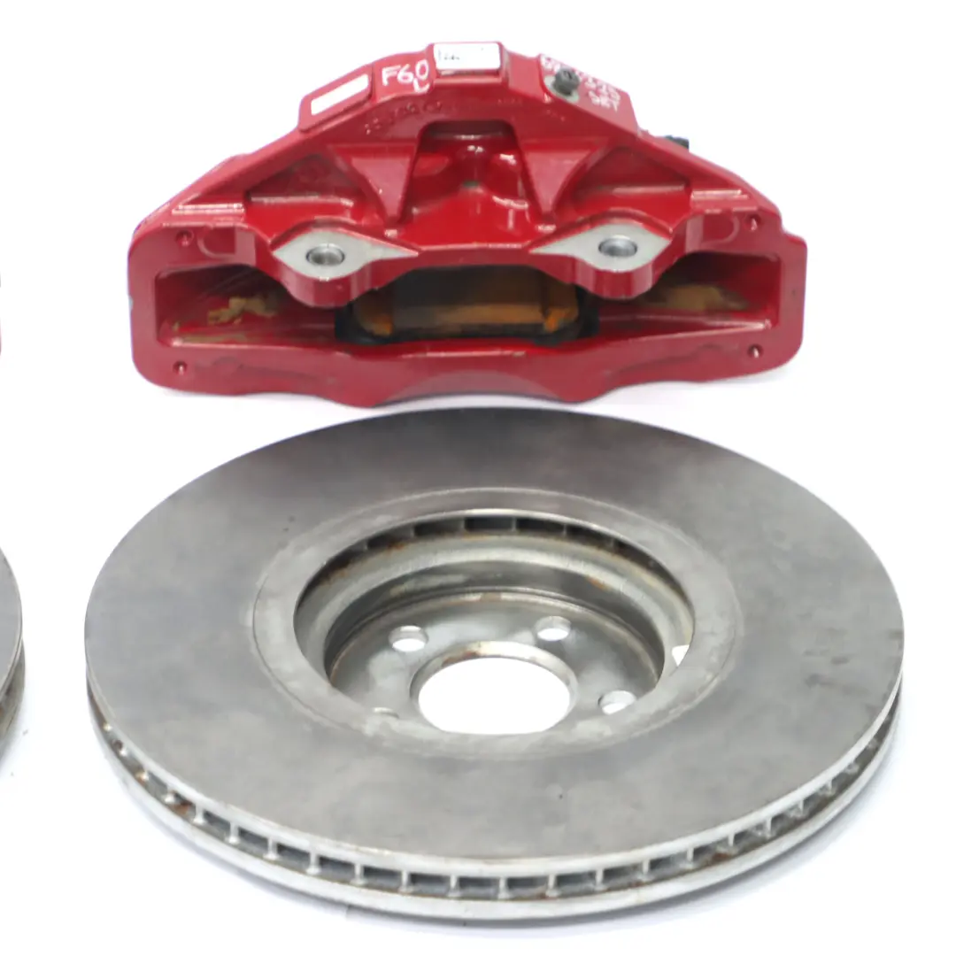  Front Wheel Brakes Mini F54 F60 JCW John Cooper Works Brembo Caliper Disc Set - SKU 6894325/326 - Part number 6894325