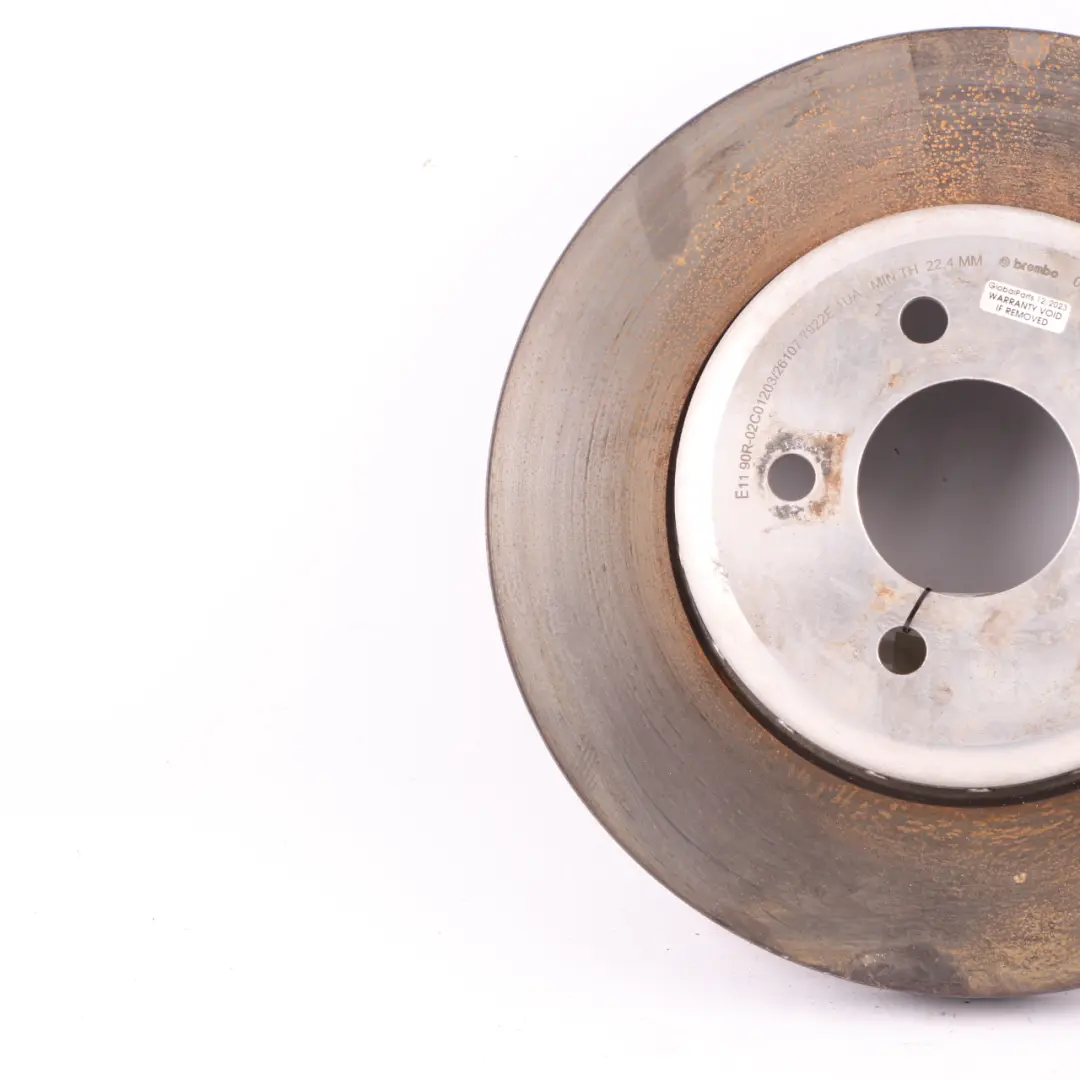 Freno Trasero Izquierdo Derecho Ventilado Brembo 09C40413 para BMW F01 F10 Disco con número de pieza 6894381 BMW F01 F10 Disco Freno Trasero Izquierdo Derecho Ventilado Brembo 09C40413 - SKU 6894381 - Número de pieza 6894381