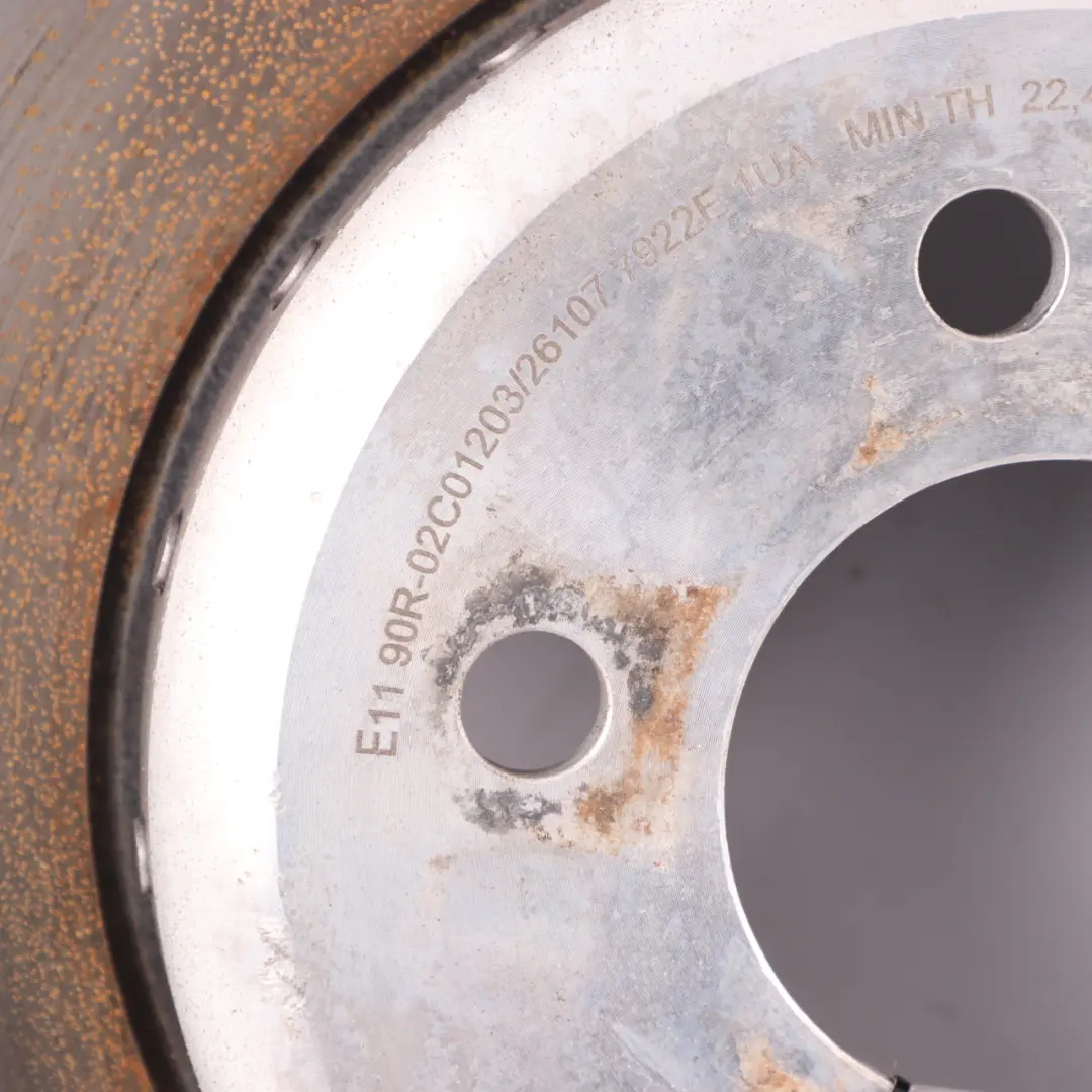 BMW F01 F10 Brake Disc Rear Left Right N/O/S Ventilated Brake Brembo 09C40413 - SKU 6894381 - Part number 6894381