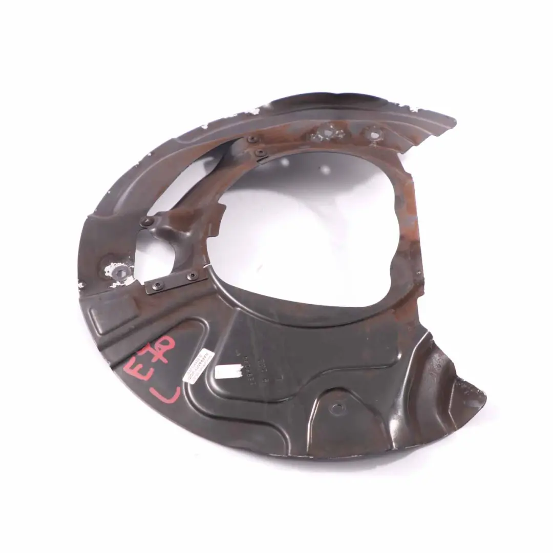 BMW X5 E70 X6 E71 Cubierta Protectora Rueda Delantera Izquierda Placa Disco - SKU 6895049 - Número de pieza 6895049