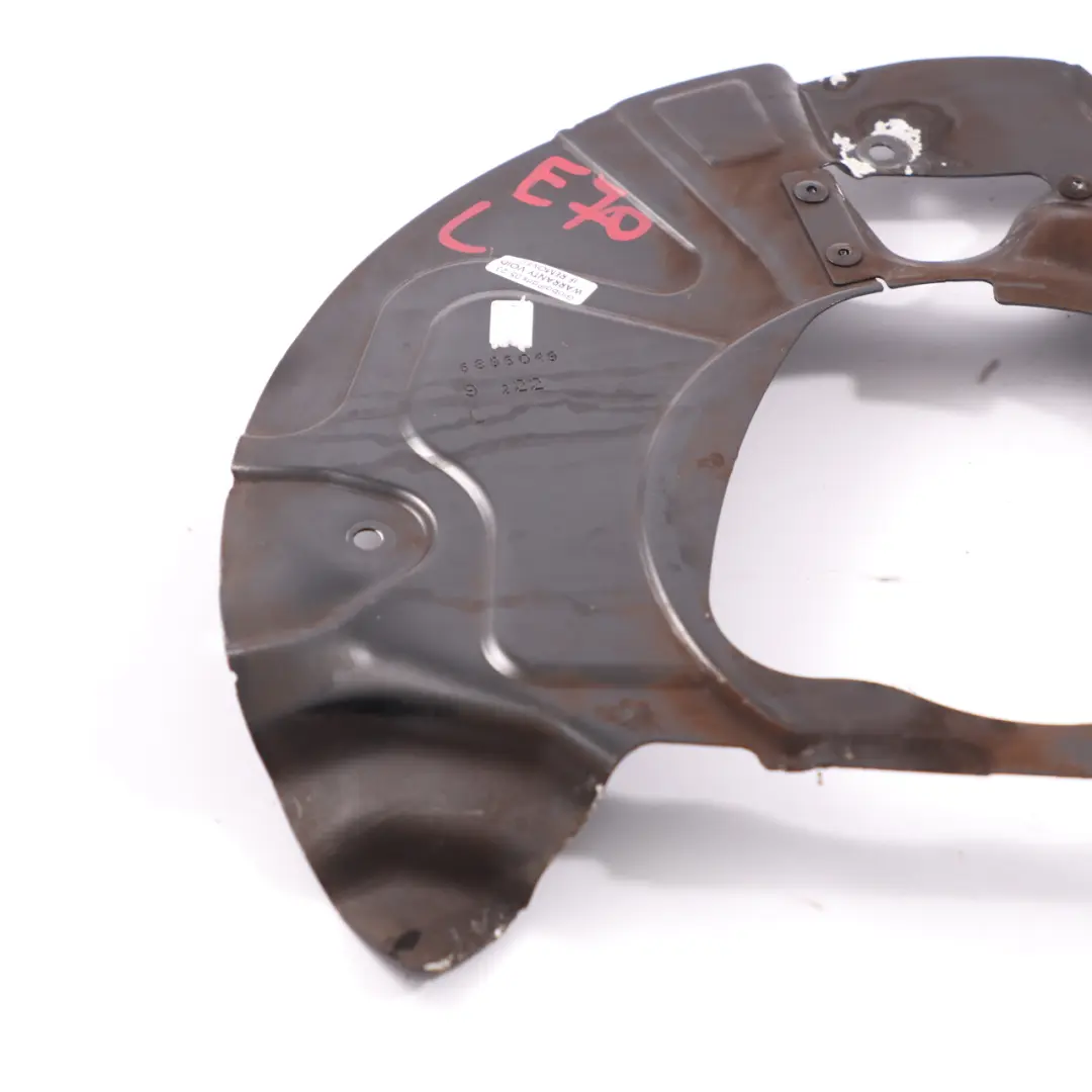  Brake Disc Plate BMW X5 E70 X6 E71 Front Left N/S Wheel Protection Cover - SKU 6895049 - Part number 6895049