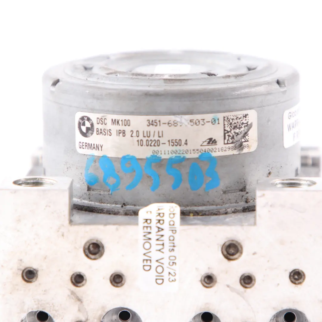 Bomba Freno ABS Unidad Control Hidráulico 6895504 para BMW X1 F48 F45 con número de pieza 6895503 BMW X1 F48 F45 Bomba Freno ABS Unidad Control Hidráulico 6895504 - SKU 6895503 - Número de pieza 6895503