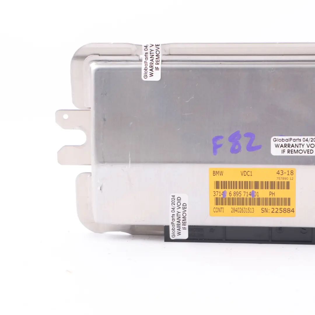 Module de suspension BMW F82 Module contrôle de la suspension dynamique arrière pour à propos du numéro de pièce 6895714 Module de suspension BMW F82 Module contrôle de la suspension dynamique arrière - SKU 6895714 - Numéro de pièce 6895714