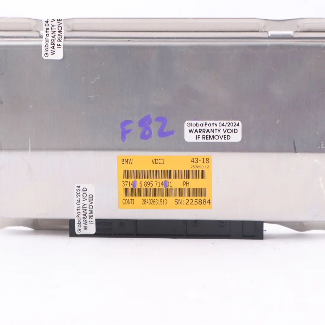 Module de suspension BMW F82 Module contrôle de la suspension dynamique arrière pour à propos du numéro de pièce 6895714 Module de suspension BMW F82 Module contrôle de la suspension dynamique arrière - SKU 6895714 - Numéro de pièce 6895714