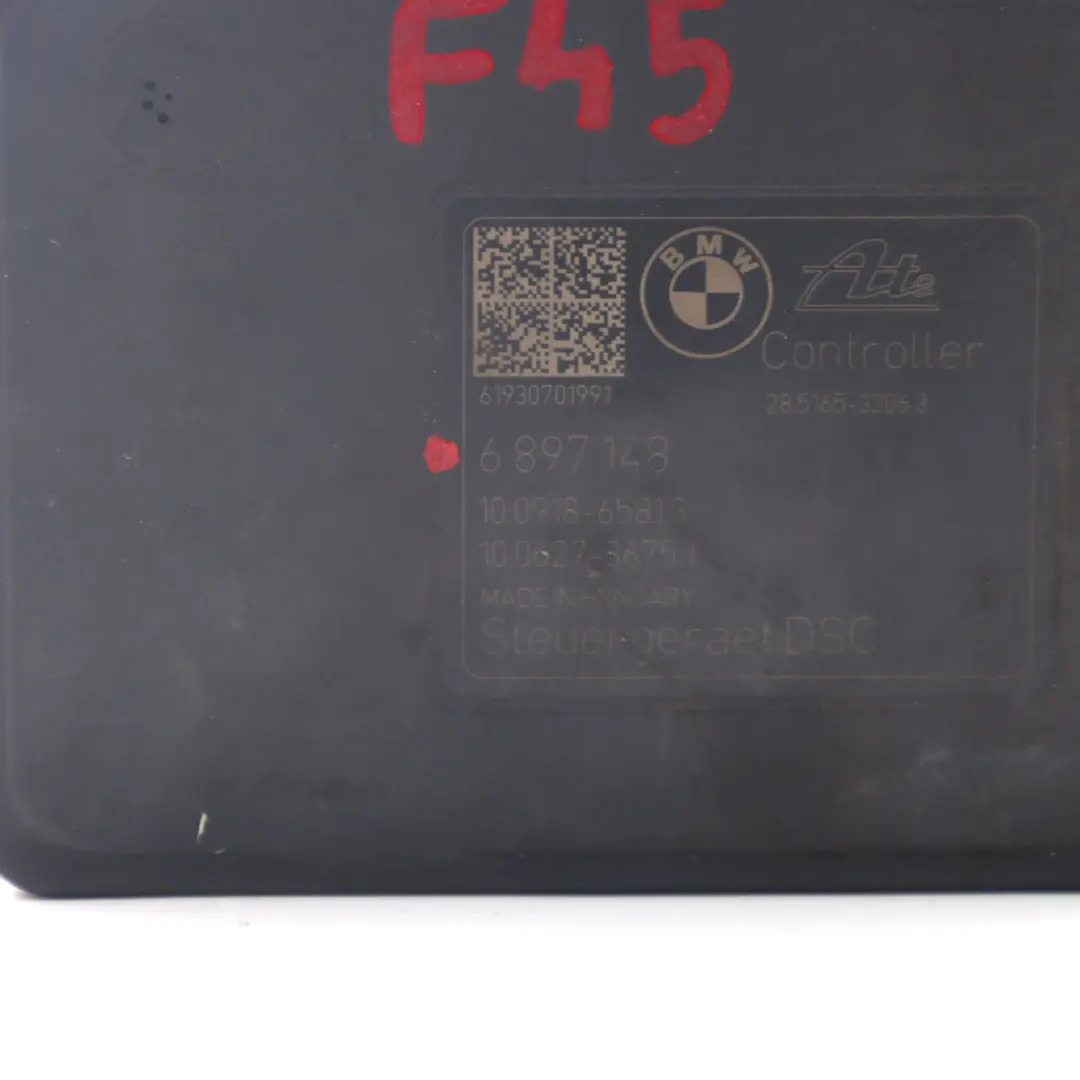 Pompe frein BMW F45 F48 ABS Unité contrôle freinage hydraulique 6897147 pour à propos du numéro de pièce 6897148 Pompe frein BMW F45 F48 ABS Unité contrôle freinage hydraulique 6897147 - SKU 6897148 - Numéro de pièce 6897148