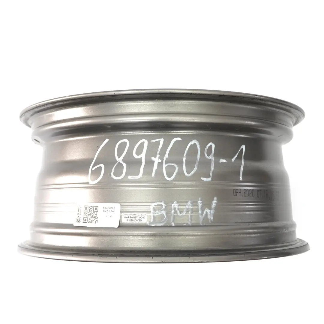Ferric Grey Alloy Wheel Rim 16" Star Spoke 517 ET:47 7J to BMW F40 F44 with Part number 6897609 BMW F40 F44 Ferric Grey Alloy Wheel Rim 16" Star Spoke 517 ET:47 7J - SKU 6897609-1 - Part number 6897609