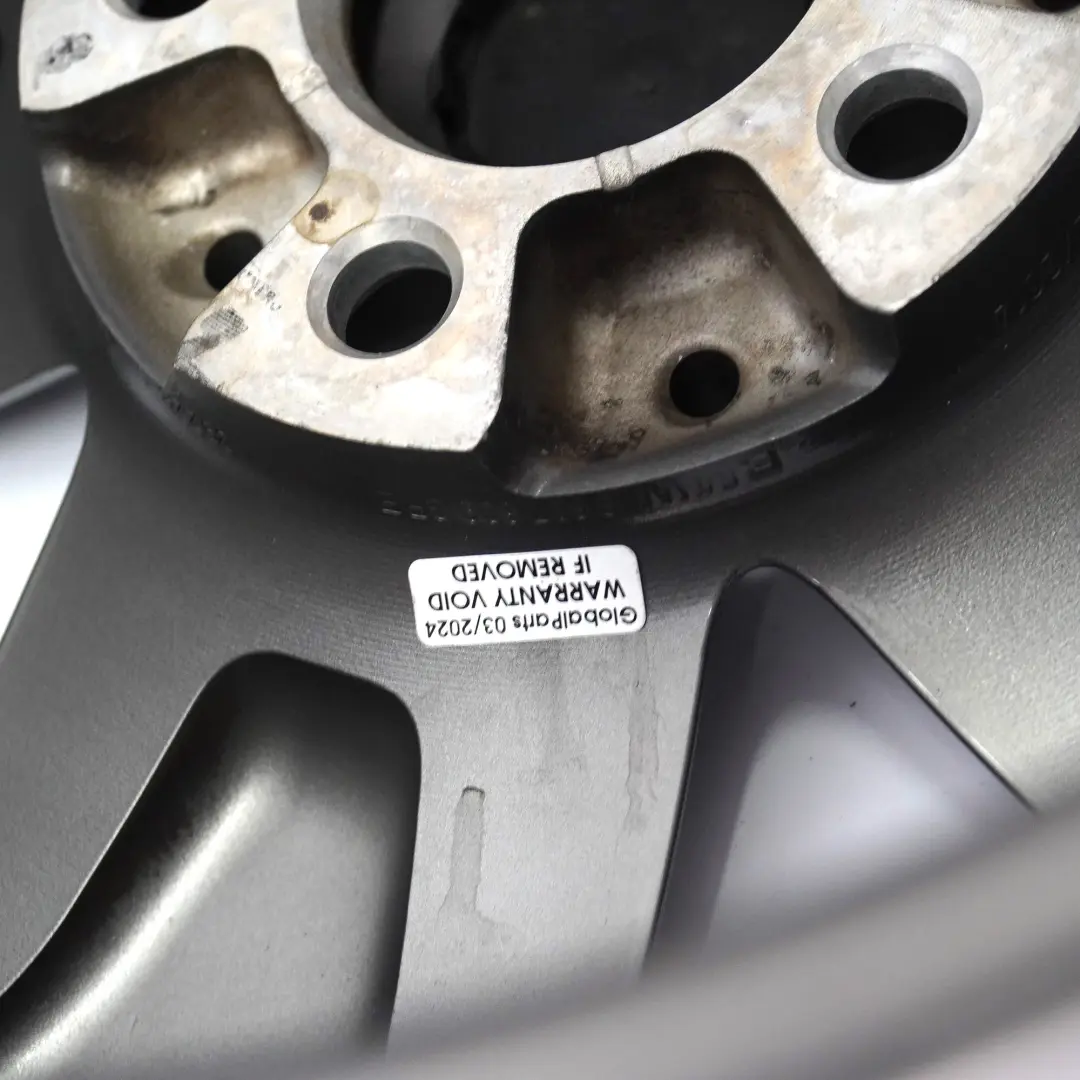 Gris Férrico Llanta de aleación 16" Star Spoke 517 ET:47 7J para BMW F40 F44 con número de pieza 6897609 BMW F40 F44 Gris Férrico Llanta de aleación 16" Star Spoke 517 ET:47 7J - SKU 6897609-1 - Número de pieza 6897609