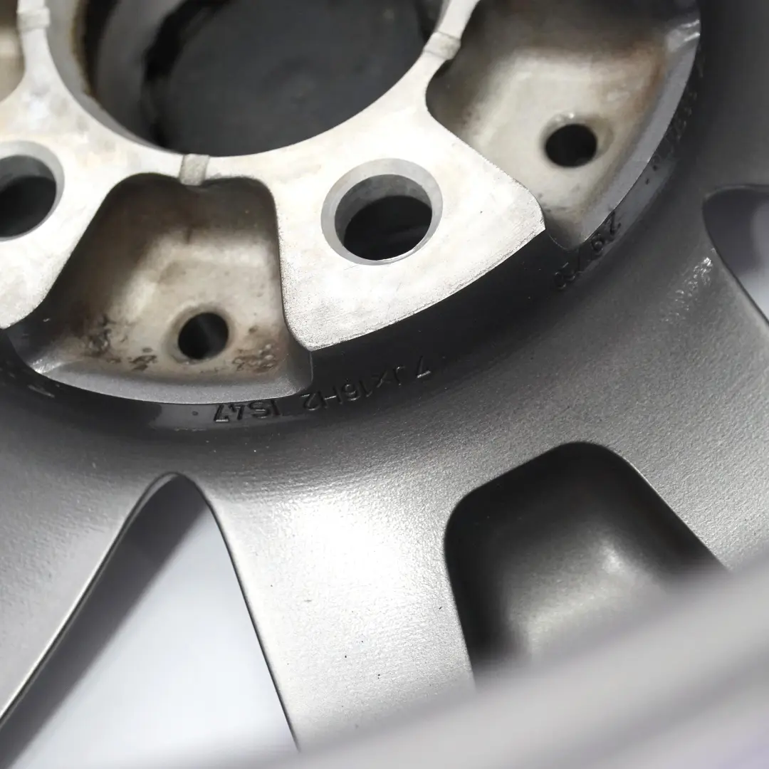 Ferric Grey Alloy Wheel Rim 16" Star Spoke 517 ET:47 7J to BMW F40 F44 with Part number 6897609 BMW F40 F44 Ferric Grey Alloy Wheel Rim 16" Star Spoke 517 ET:47 7J - SKU 6897609-1 - Part number 6897609