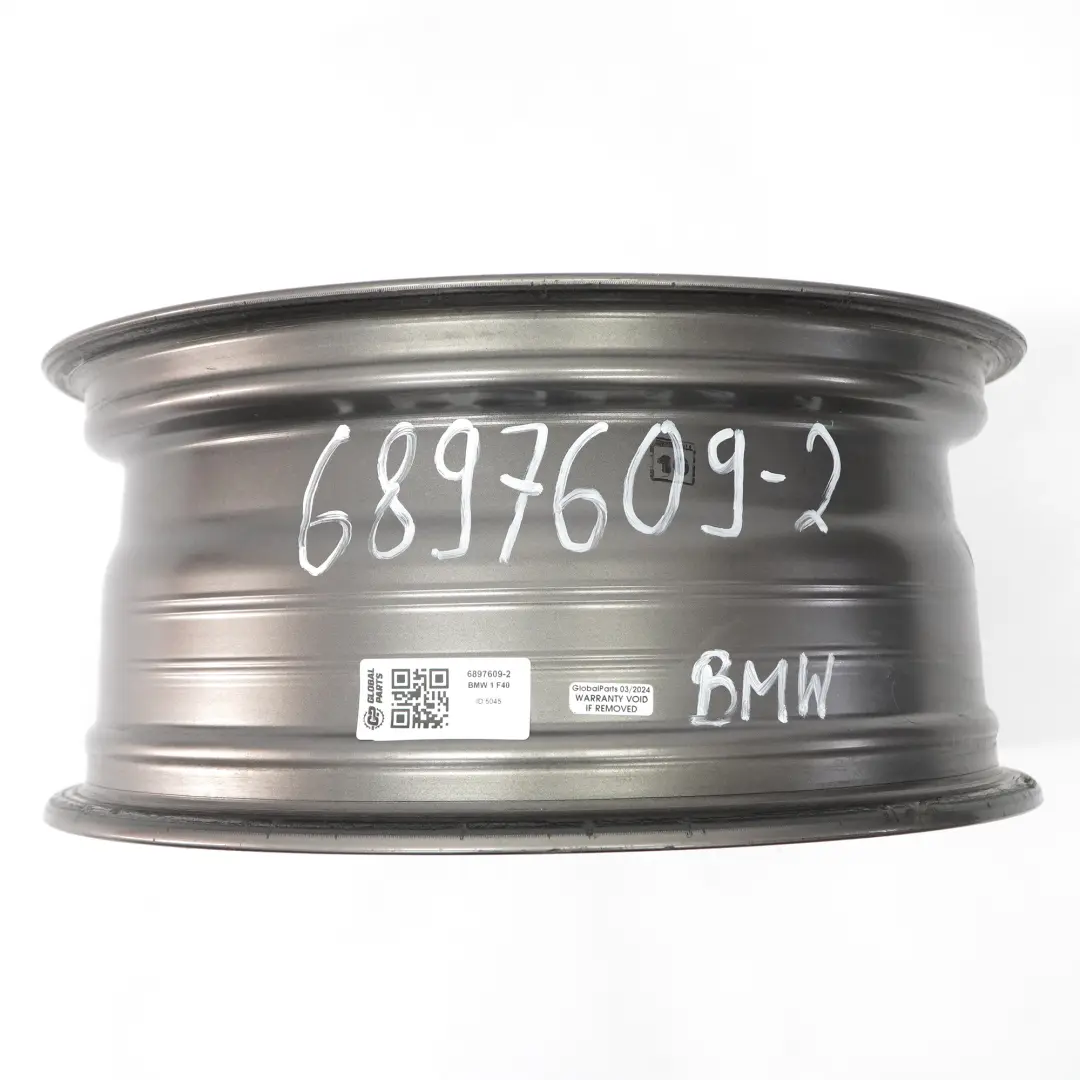 Ferric Grau Leicht metall felge 16" Stern speiche 517 ET:47 7J für BMW F40 mit Teilenummer 6897609 BMW F40 Ferric Grau Leicht metall felge 16" Stern speiche 517 ET:47 7J - SKU 6897609-2 - Teilenummer 6897609