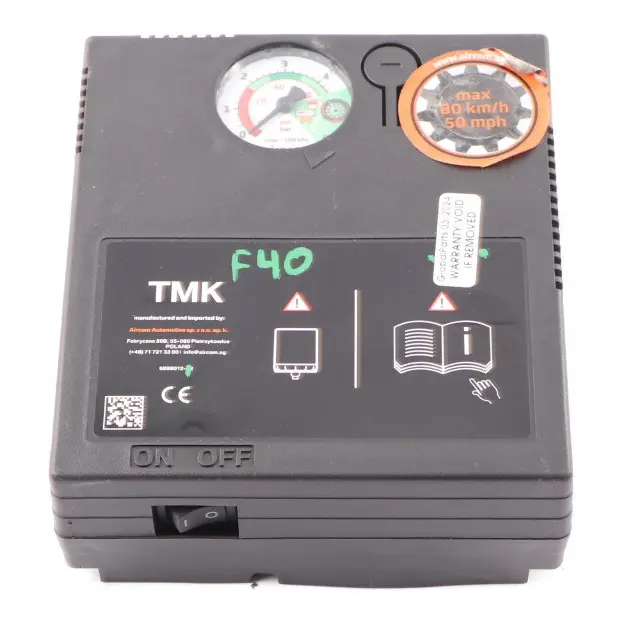 Pompa gonfiaggio Compressore per BMW F40 G20 G30 G31 Mini F55 F56 con numero di parte 6898012 BMW F40 G20 G30 G31 Mini F55 F56 Pompa gonfiaggio Compressore - SKU 6898012 - Numero di parte 6898012