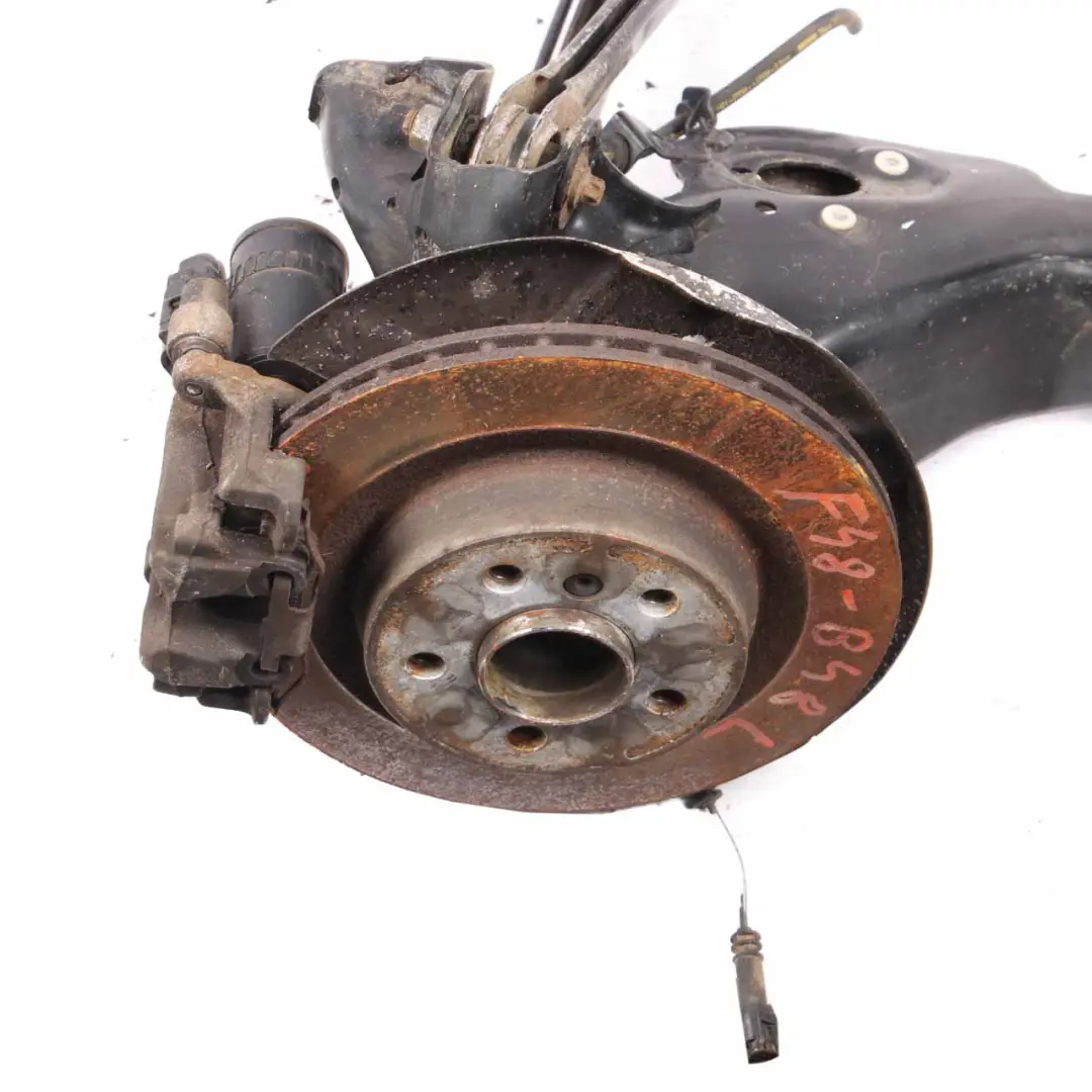 Left N/S Suspension Leg Hub Brake Disc to BMW X1 F48 20i B48 sDrive Rear with Part number 6898963 BMW X1 F48 20i B48 sDrive Rear Left N/S Suspension Leg Hub Brake Disc - SKU 6898963-3 - Part number 6898963