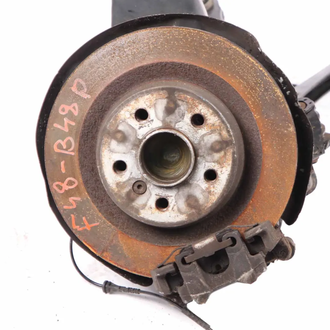 BMW X1 F48 20i B48 sDrive Sospensione posteriore destra Gamba Mozzo Disco Freno - SKU 6898964-4 - Numero di parte 6898964