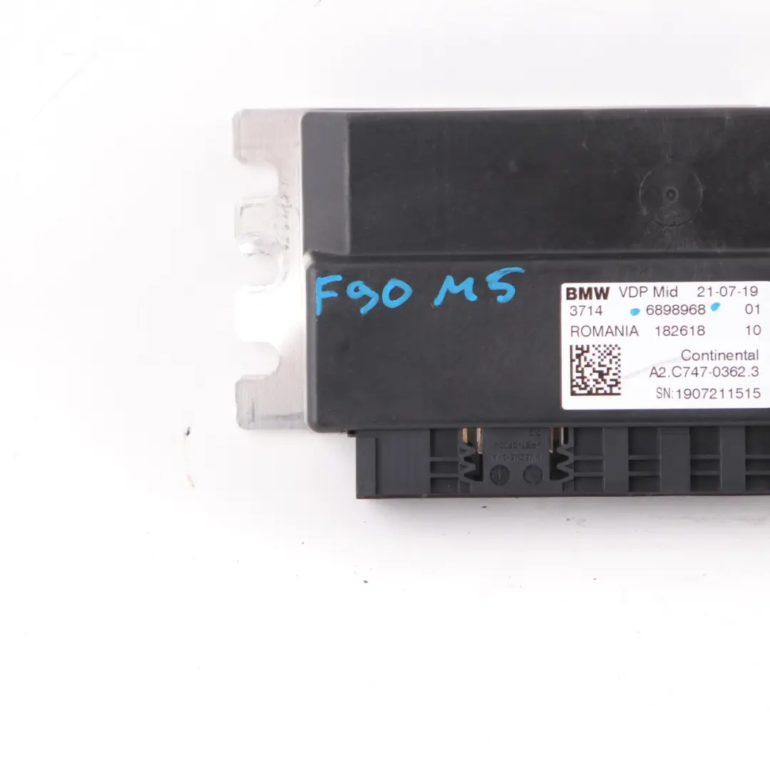 VDP Module BMW F90 M5 F91 M8 G01 G20 Front Suspension Level Control Unit to with Part number 6898968 VDP Module BMW F90 M5 F91 M8 G01 G20 Front Suspension Level Control Unit - SKU 6898968 - Part number 6898968
