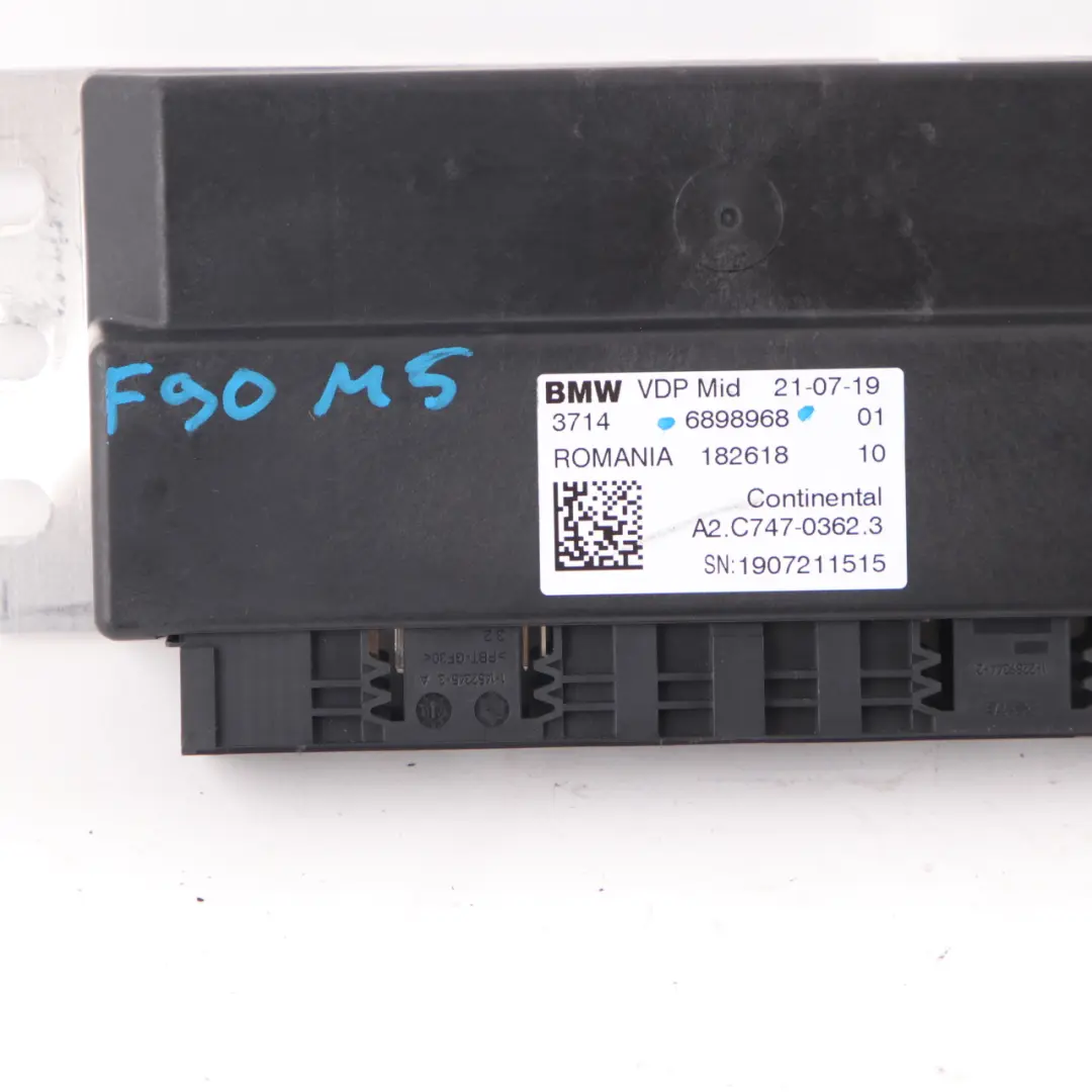 VDP Module BMW F90 M5 F91 M8 G01 G20 Front Suspension Level Control Unit to with Part number 6898968 VDP Module BMW F90 M5 F91 M8 G01 G20 Front Suspension Level Control Unit - SKU 6898968 - Part number 6898968