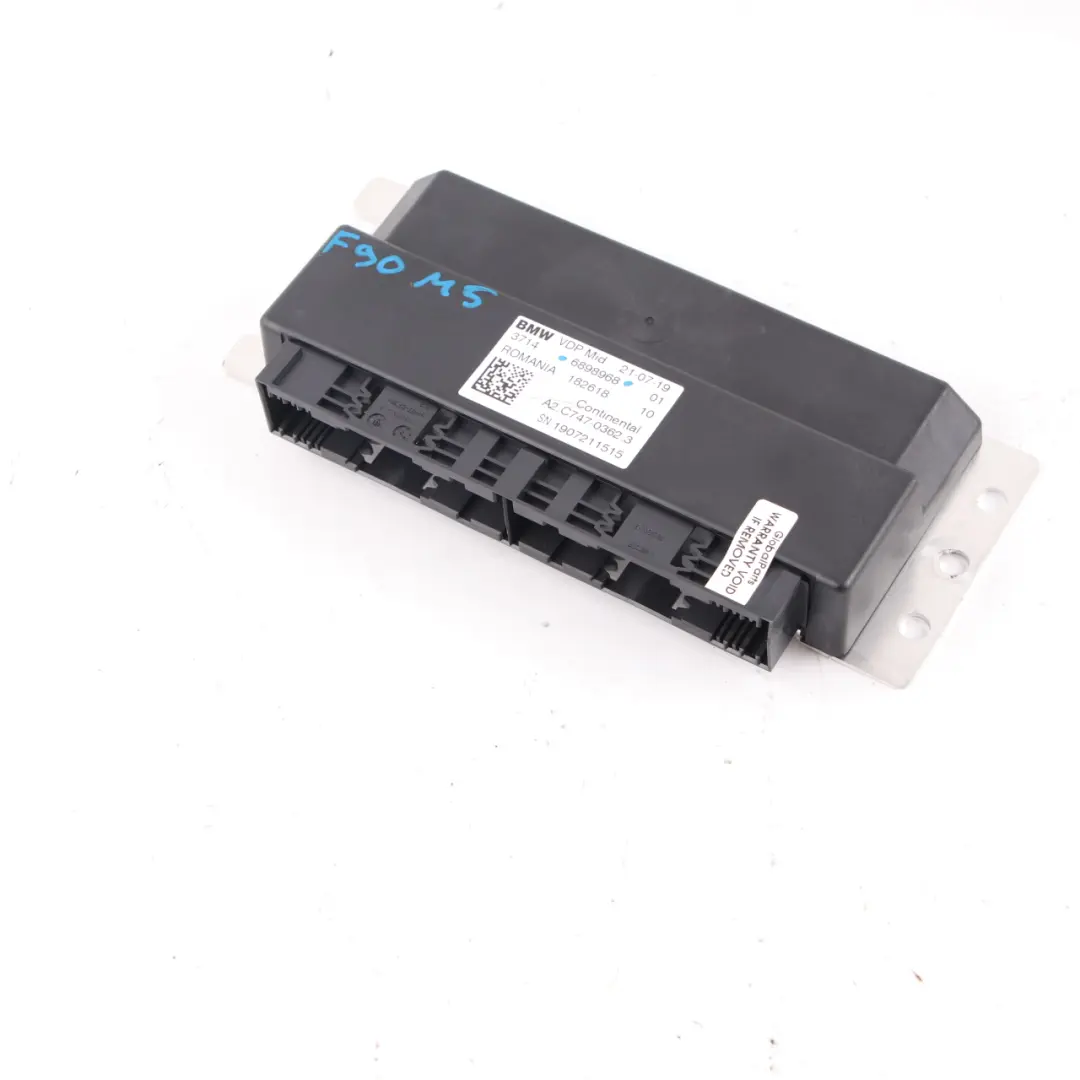 VDP Module BMW F90 M5 F91 M8 G01 G20 Front Suspension Level Control Unit to with Part number 6898968 VDP Module BMW F90 M5 F91 M8 G01 G20 Front Suspension Level Control Unit - SKU 6898968 - Part number 6898968