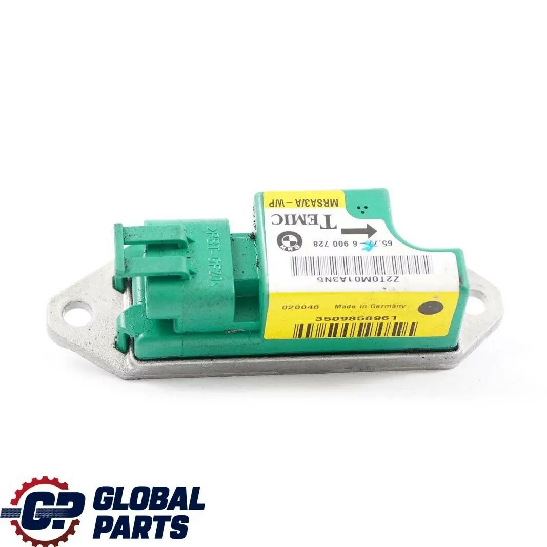 Side Air Bag Impact Sensor to BMW 5 X5 7 Series E39 E38 E53 with Part number 6900728 BMW 5 X5 7 Series E39 E38 E53 Side Air Bag Impact Sensor - SKU 6900728 - Part number 6900728