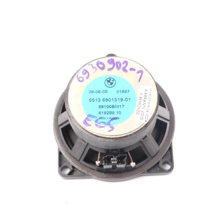 Altavoz Altavoz HiFi De gama media para BMW E65 E81 E87 E90 R56 con número de pieza 6901319 BMW E65 E81 E87 E90 R56 Altavoz Altavoz HiFi De gama media - SKU 6901319 - Número de pieza 6901319