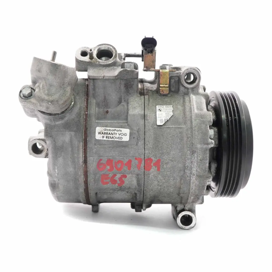BMW E65 E66 Pompe du compresseur de la climatisation - SKU 6901781 - Numéro de pièce 6901781