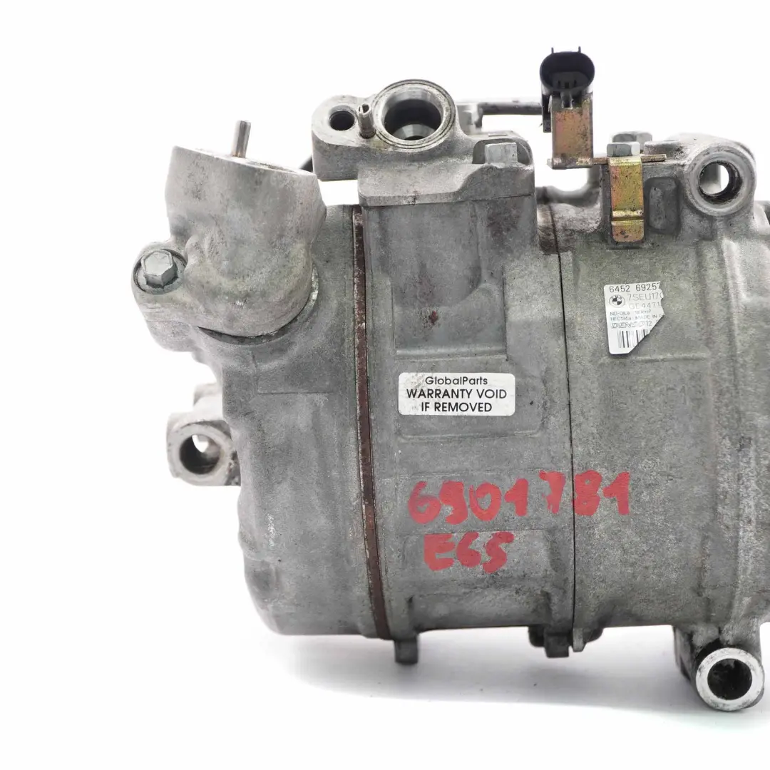 Pompa Compressore Aria Condizionata per BMW E65 E66 con numero di parte 6901781 BMW E65 E66 Pompa Compressore Aria Condizionata - SKU 6901781 - Numero di parte 6901781