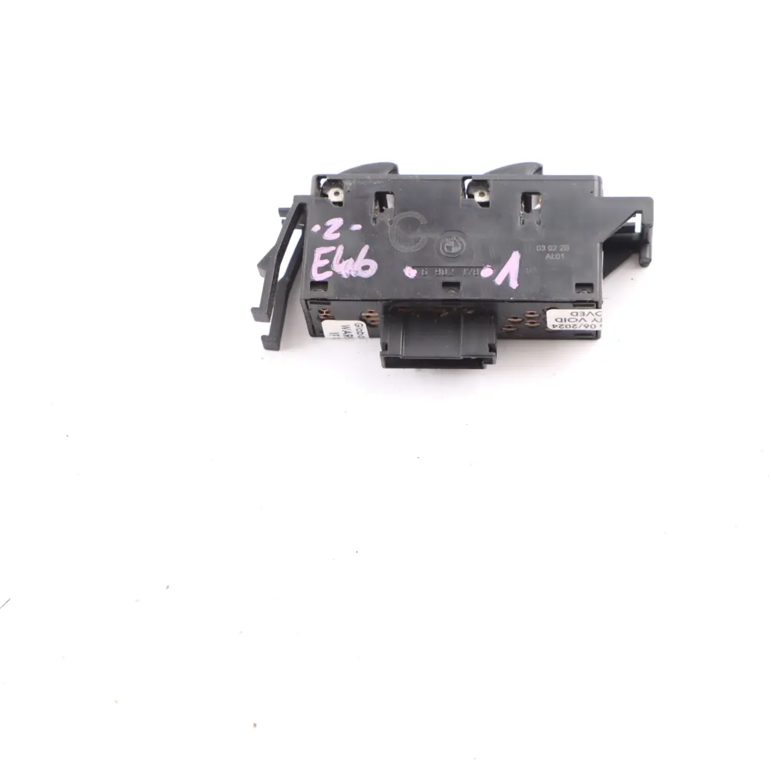 Window Lifter Switch Passenger's Side Trim Panel to BMW 3 Series E46 with Part number 6902178 BMW 3 Series E46 Window Lifter Switch Passenger's Side Trim Panel - SKU 6902178-1 - Part number 6902178