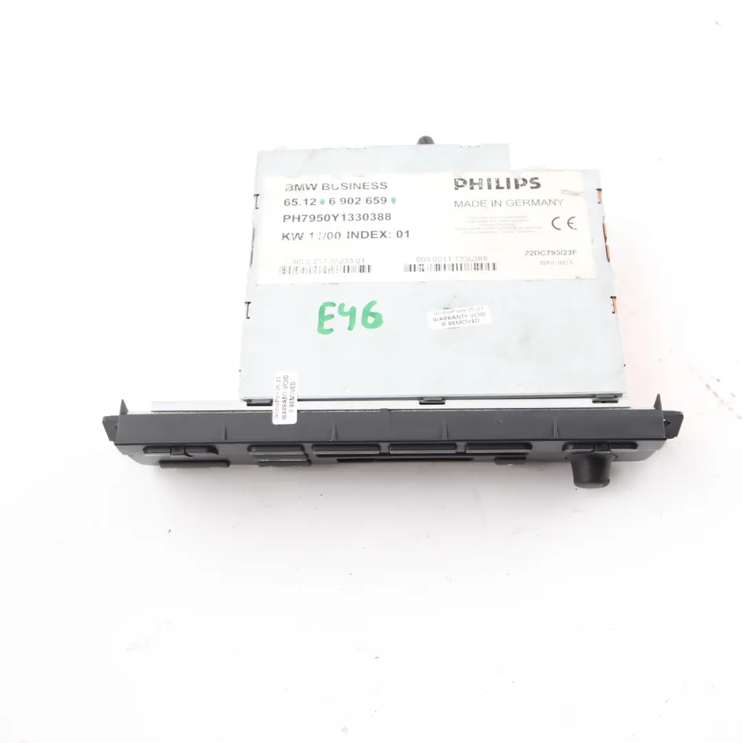 Radio Business Kassettenspieler Audio Control Head Unit für BMW E46 mit Teilenummer 6902659 BMW E46 Radio Business Kassettenspieler Audio Control Head Unit - SKU 6902659 - Teilenummer 6902659