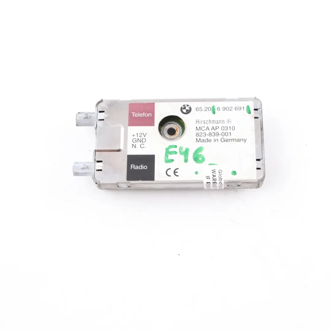 Aerial Base Roof Antenna Module Unit to BMW E46 Cabrio with Part number 6902691 BMW E46 Cabrio Aerial Base Roof Antenna Module Unit - SKU 6902691 - Part number 6902691
