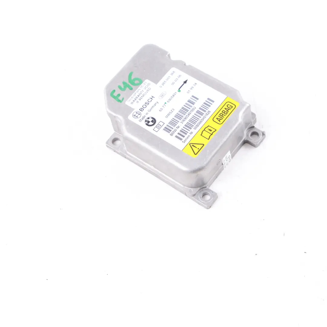  Modulo airbag BMW E46 X5 E53 Unità di controllo ECU Air Bag laterale - SKU 6905491 - Numero di parte 6905491