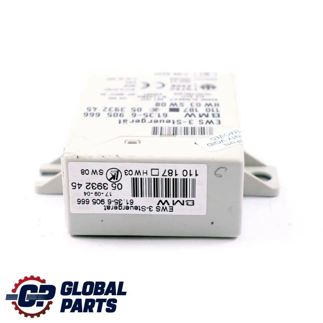 EWS3 Control Unit 3 Immobiliser Module ECU BMW E39 E46 Mini Cooper R50 - SKU 6905666 - Part number 6905666