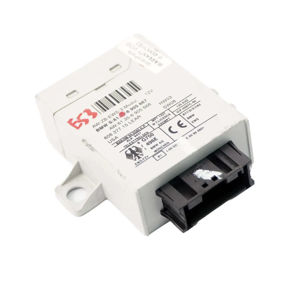 BMW E46 E83 Moduł sterownik EWS 3 III - SKU 6905667 - Numer Części 6905667