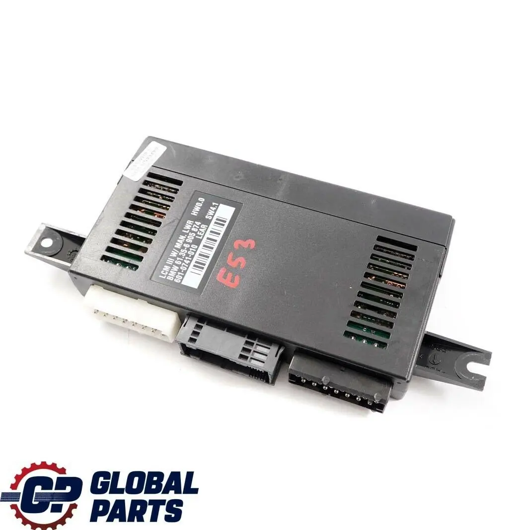 Light Check Module Unidad Control ECU Lear LCM III W / MAN. LWR para BMW X5 E53 con número de pieza 6905874 BMW X5 E53 Light Check Module Unidad Control ECU Lear LCM III W / MAN. LWR - SKU 6905874 - Número de pieza 6905874