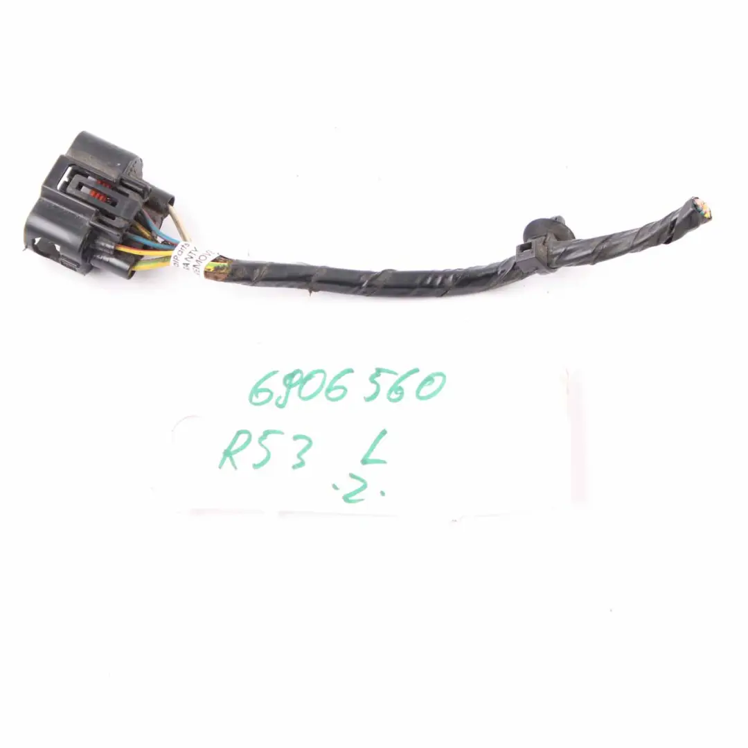 Headllight Headlamp Front Left N/S Plug Socket Wiring to Mini R50 R52 R53 with Part number 6906560 Mini R50 R52 R53 Headllight Headlamp Front Left N/S Plug Socket Wiring - SKU 6906560 - Part number 6906560