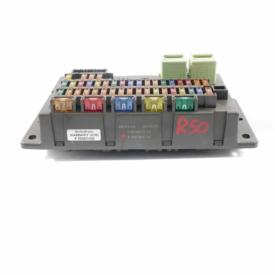 Caja De Fusibles Mini Cooper R50 R52 R53 JCW Carcasa 1509011 para con número de pieza 6906600 Caja De Fusibles Mini Cooper R50 R52 R53 JCW Carcasa 1509011 - SKU 6906600 - Número de pieza 6906600